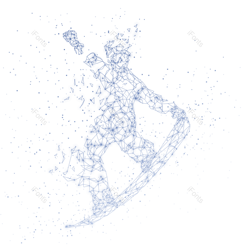 元素图片,素材元素,滑雪PNG,光点免抠素材